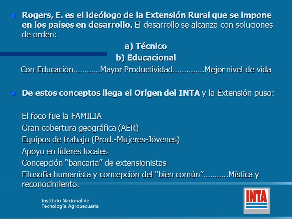 Con Educación…………Mayor Productividad…….…….Mejor nivel de vida