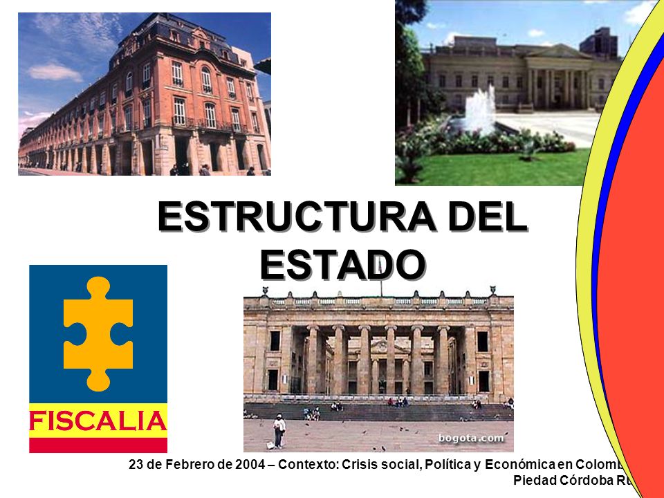ESTRUCTURA DEL ESTADO 23 de Febrero de 2004 – Contexto: Crisis social, Política y Económica en Colombia.