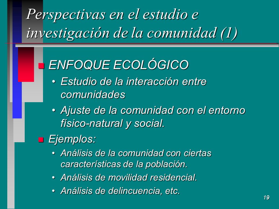Perspectivas en el estudio e investigación de la comunidad (1)