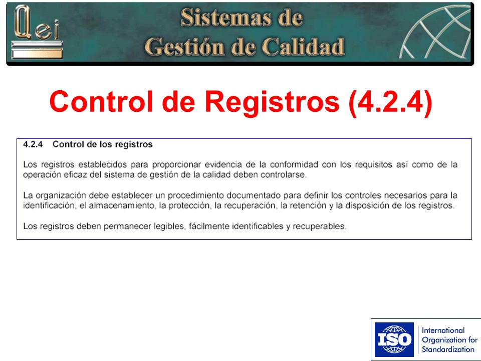 Control de Registros (4.2.4)