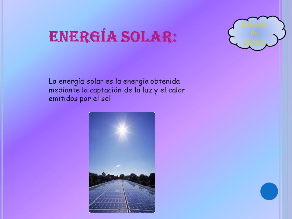 Energía solar: Formas de ahorro