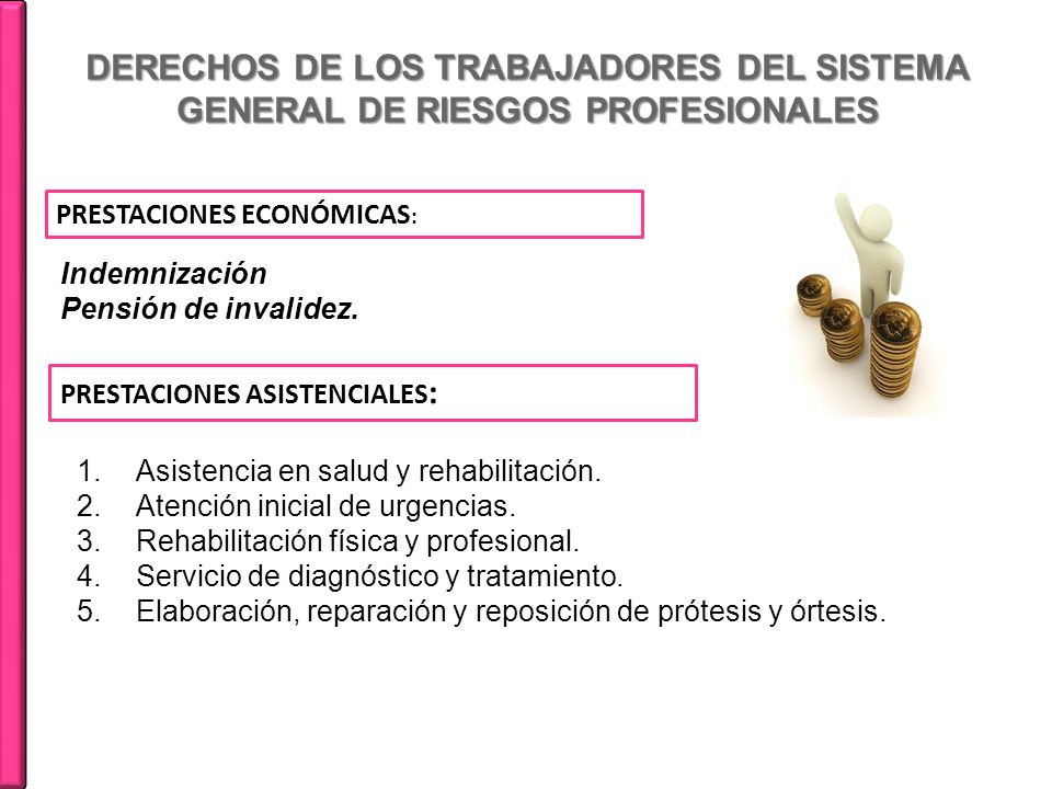 DERECHOS DE LOS TRABAJADORES DEL SISTEMA GENERAL DE RIESGOS PROFESIONALES