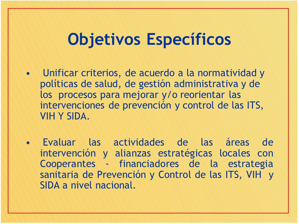 Objetivos Específicos