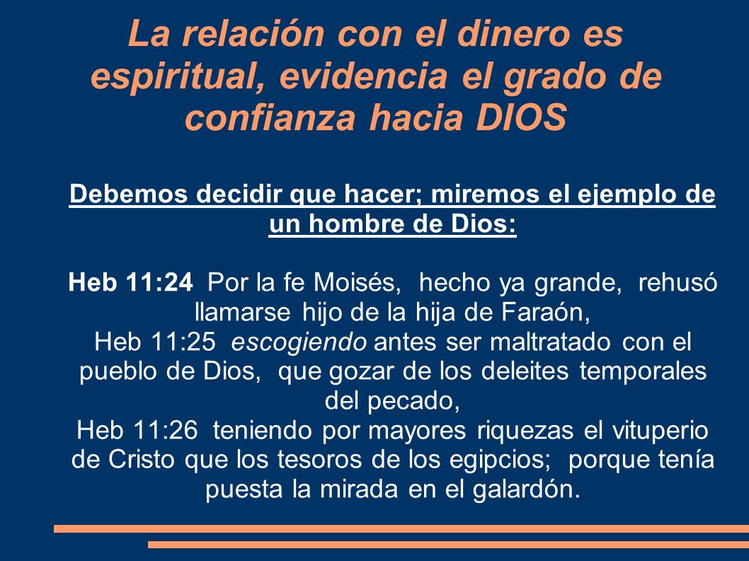 Debemos decidir que hacer; miremos el ejemplo de un hombre de Dios: