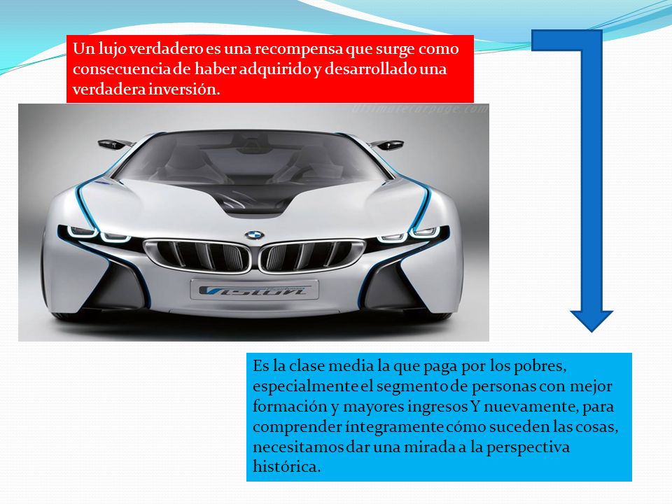 Un lujo verdadero es una recompensa que surge como consecuencia de haber adquirido y desarrollado una verdadera inversión.