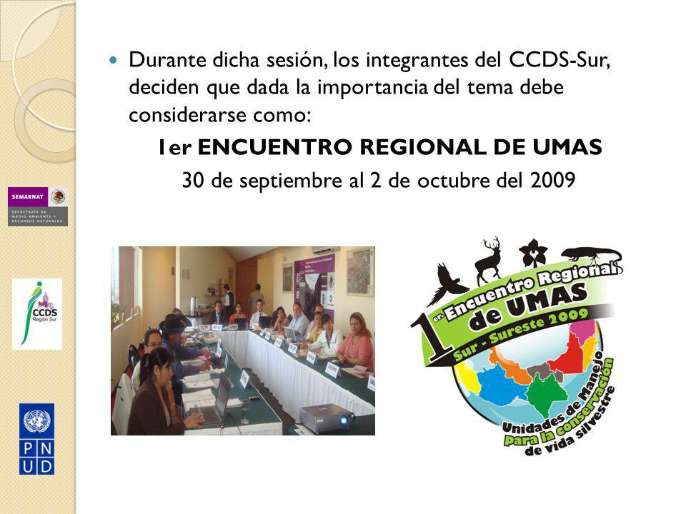 1er ENCUENTRO REGIONAL DE UMAS