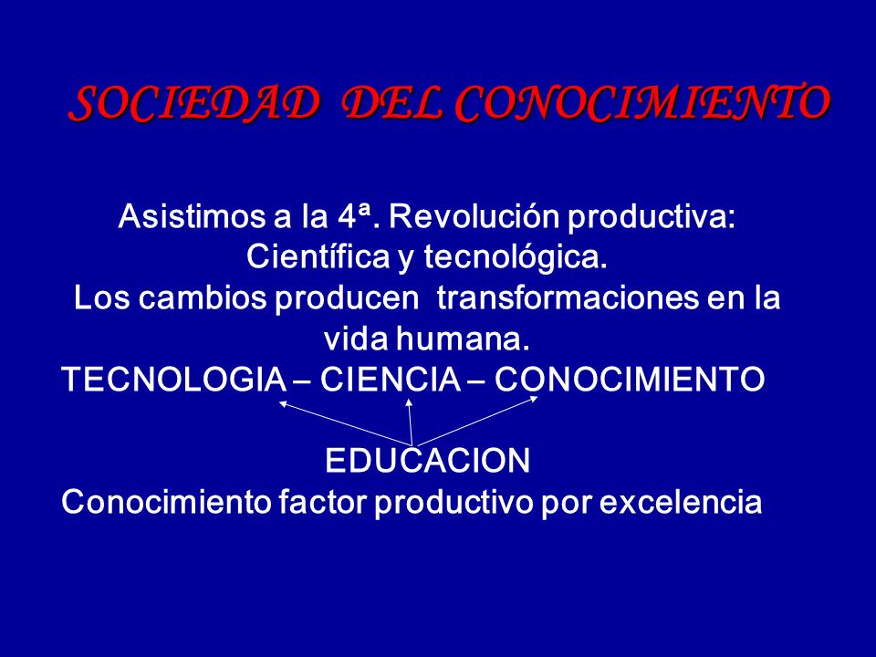 SOCIEDAD DEL CONOCIMIENTO