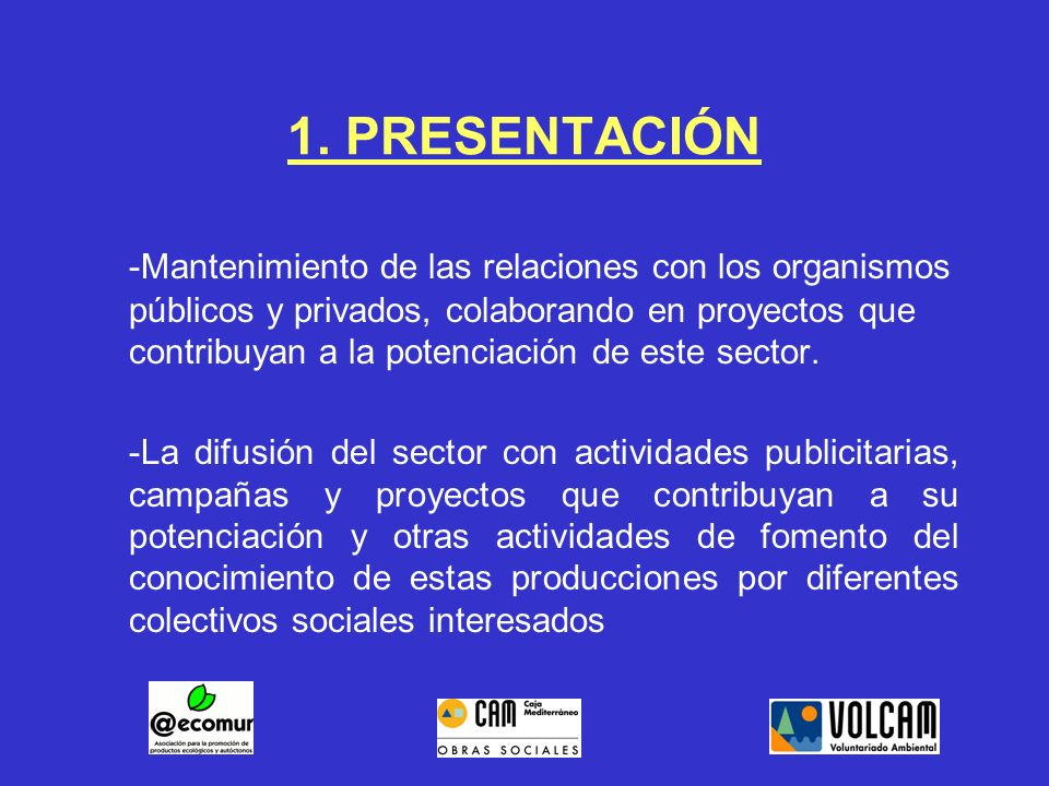 1. PRESENTACIÓN
