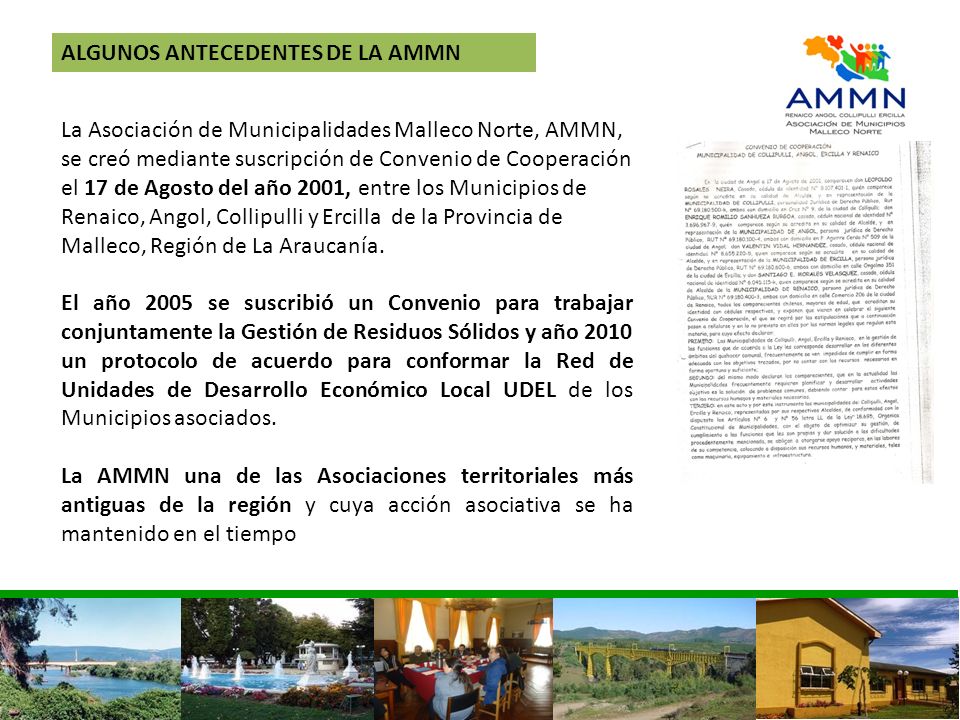 ALGUNOS ANTECEDENTES DE LA AMMN
