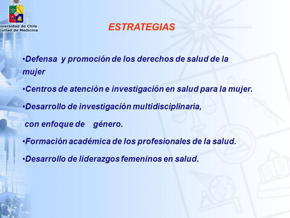 ESTRATEGIAS Defensa y promoción de los derechos de salud de la mujer
