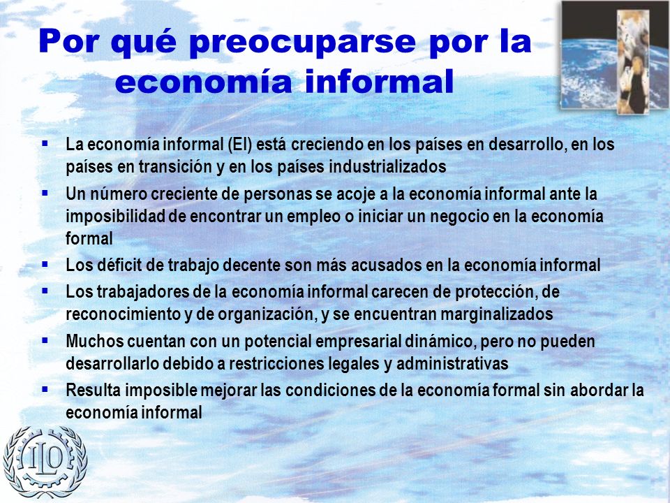 Por qué preocuparse por la economía informal