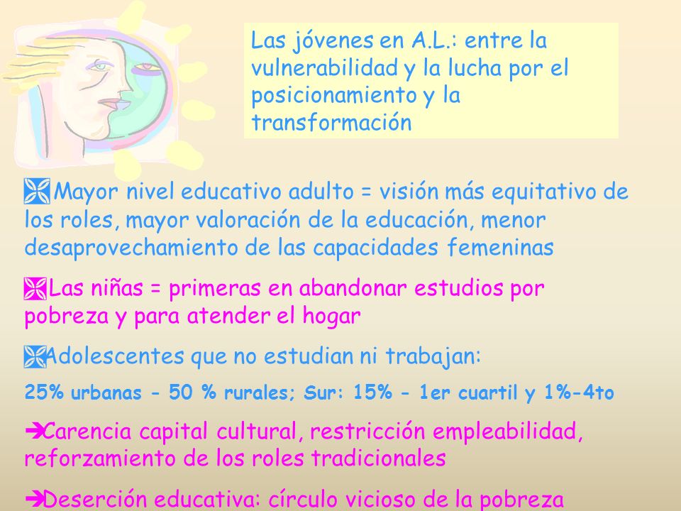 Las jóvenes en A.L.: entre la vulnerabilidad y la lucha por el posicionamiento y la transformación