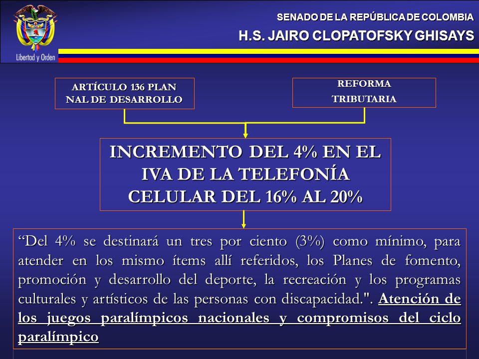 INCREMENTO DEL 4% EN EL IVA DE LA TELEFONÍA CELULAR DEL 16% AL 20%