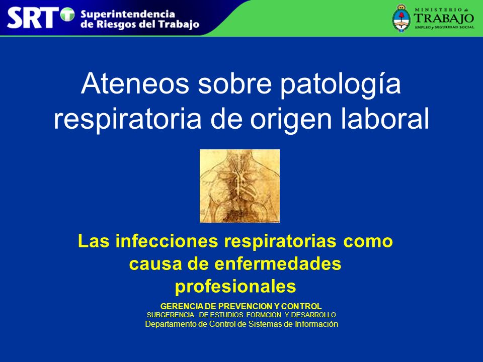 Ateneos sobre patología respiratoria de origen laboral