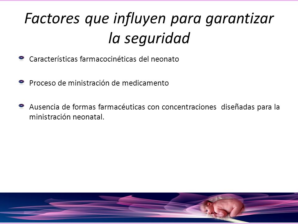 Factores que influyen para garantizar la seguridad