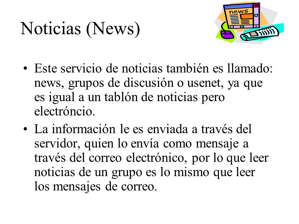Noticias (News)