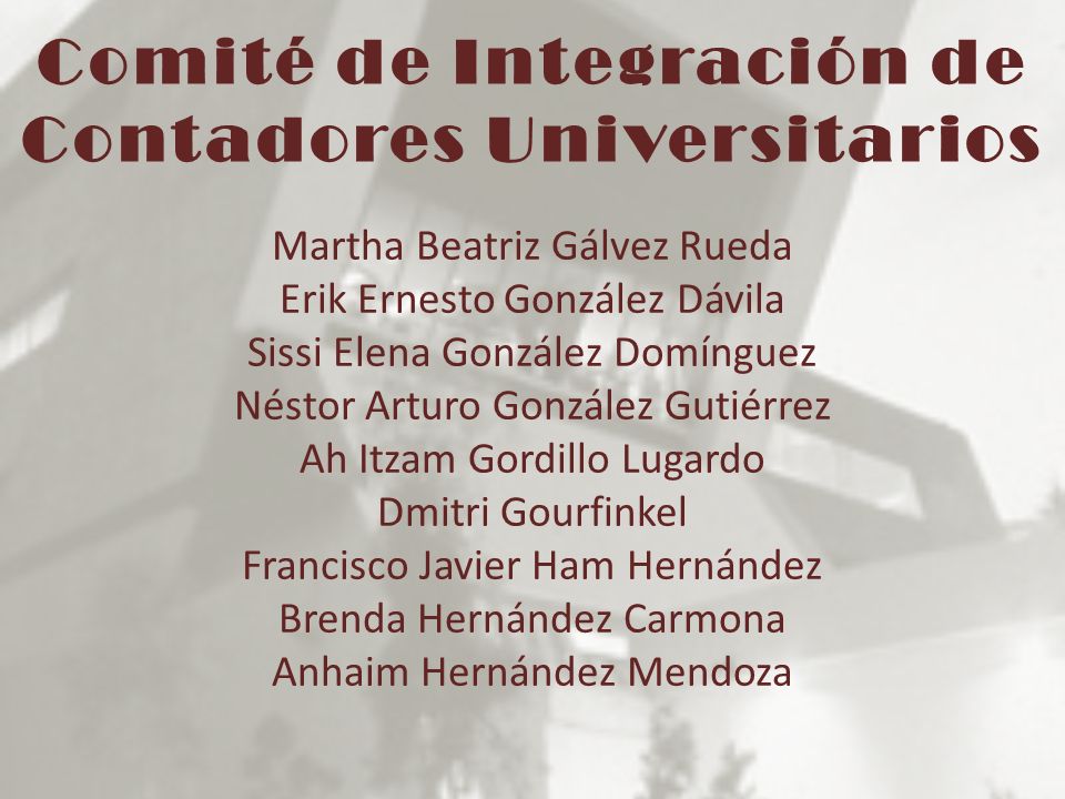Comité de Integración de Contadores Universitarios