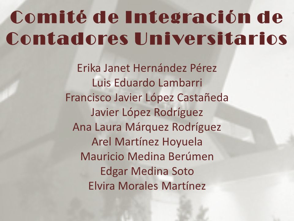 Comité de Integración de Contadores Universitarios