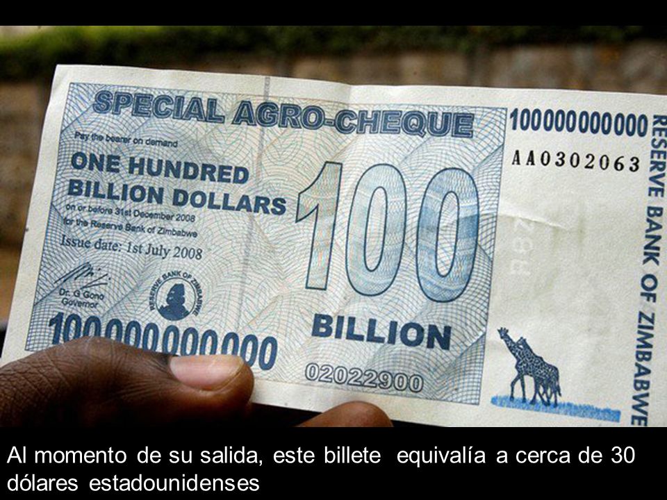 Al momento de su salida, este billete equivalía a cerca de 30 dólares estadounidenses