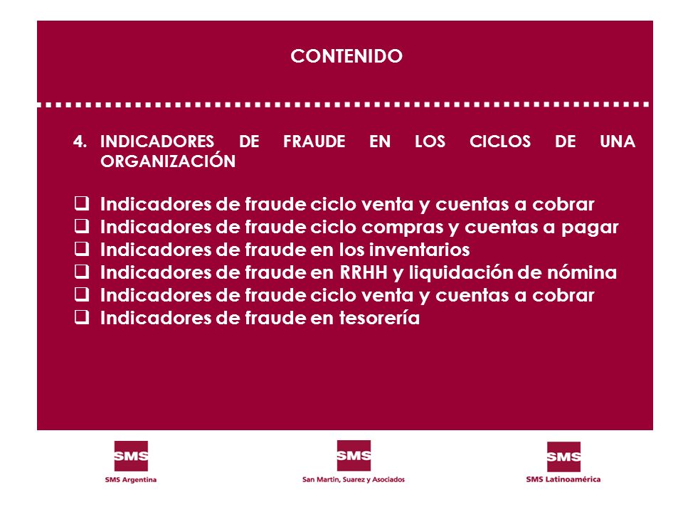 Indicadores de fraude ciclo venta y cuentas a cobrar