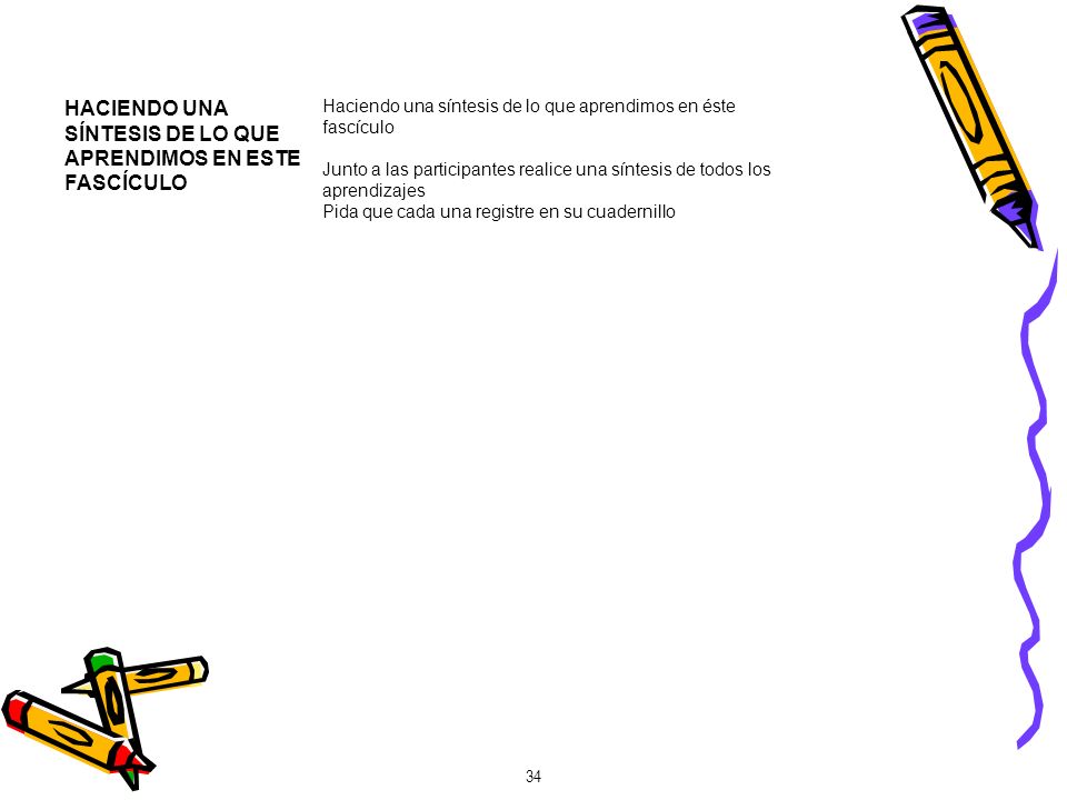 HACIENDO UNA SÍNTESIS DE LO QUE APRENDIMOS EN ESTE FASCÍCULO