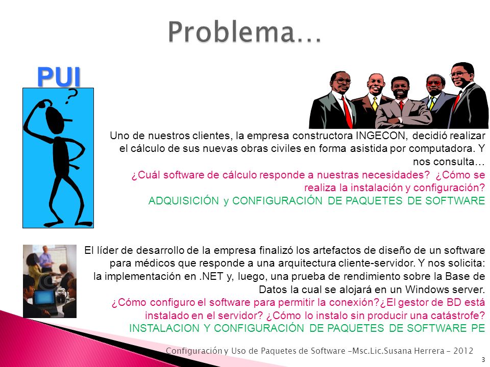 Problema… PUI.