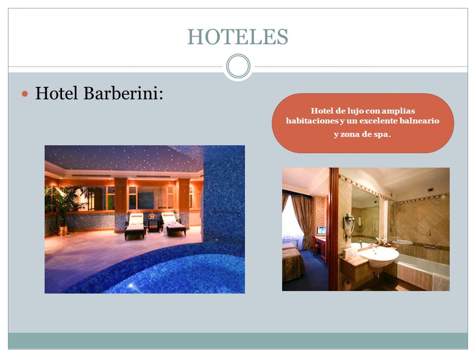 HOTELES Hotel Barberini: