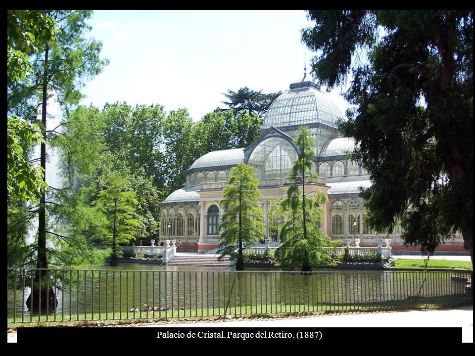 Palacio de Cristal. Parque del Retiro. (1887)