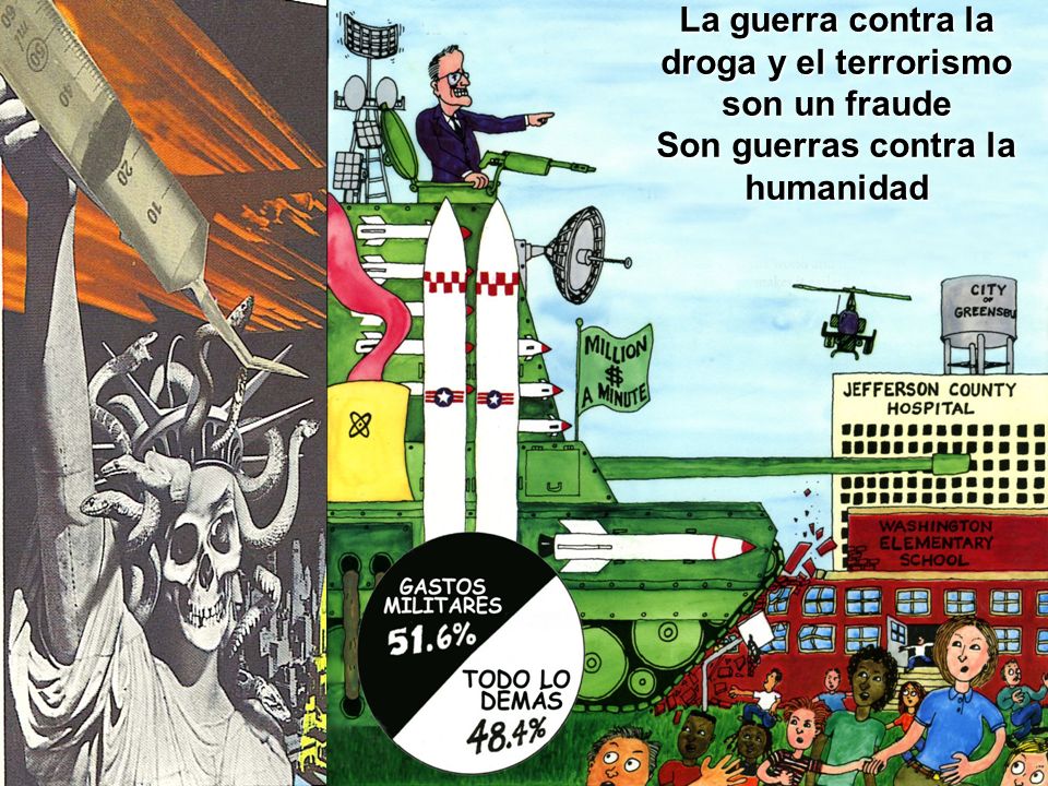 La guerra contra la droga y el terrorismo son un fraude Son guerras contra la humanidad