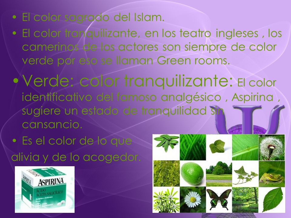 El color sagrado del Islam.