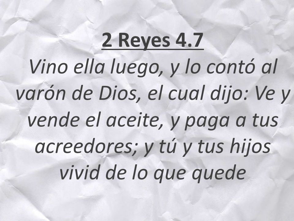 2 Reyes 4.7