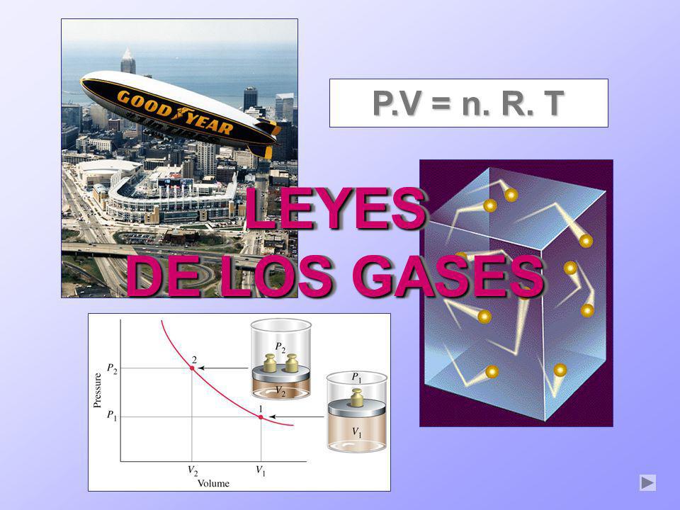 P.V = n. R. T LEYES DE LOS GASES