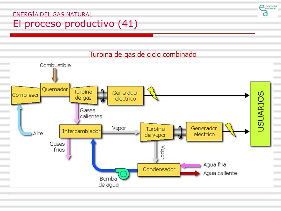 ENERGÍA DEL GAS NATURAL El proceso productivo (41)