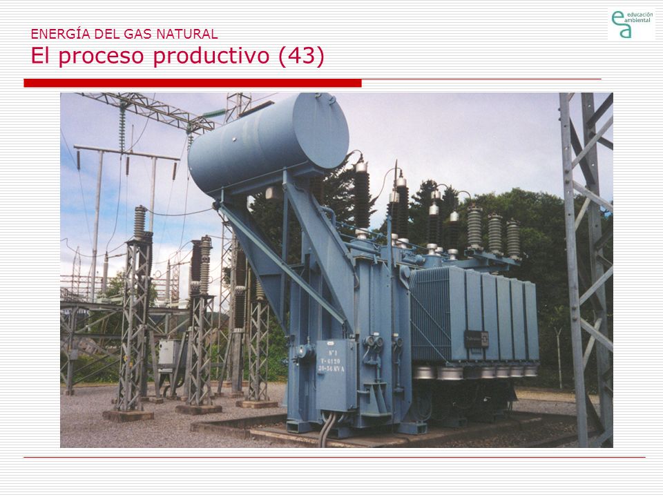 ENERGÍA DEL GAS NATURAL El proceso productivo (43)