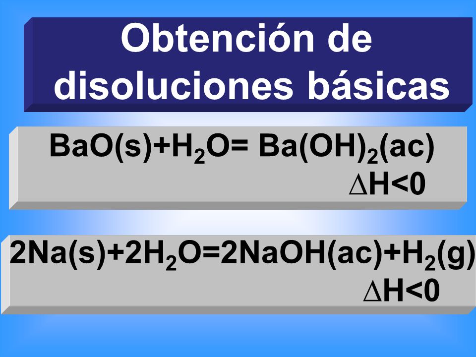 BaO(s)+H2O= Ba(OH)2(ac) 2Na(s)+2H2O=2NaOH(ac)+H2(g)