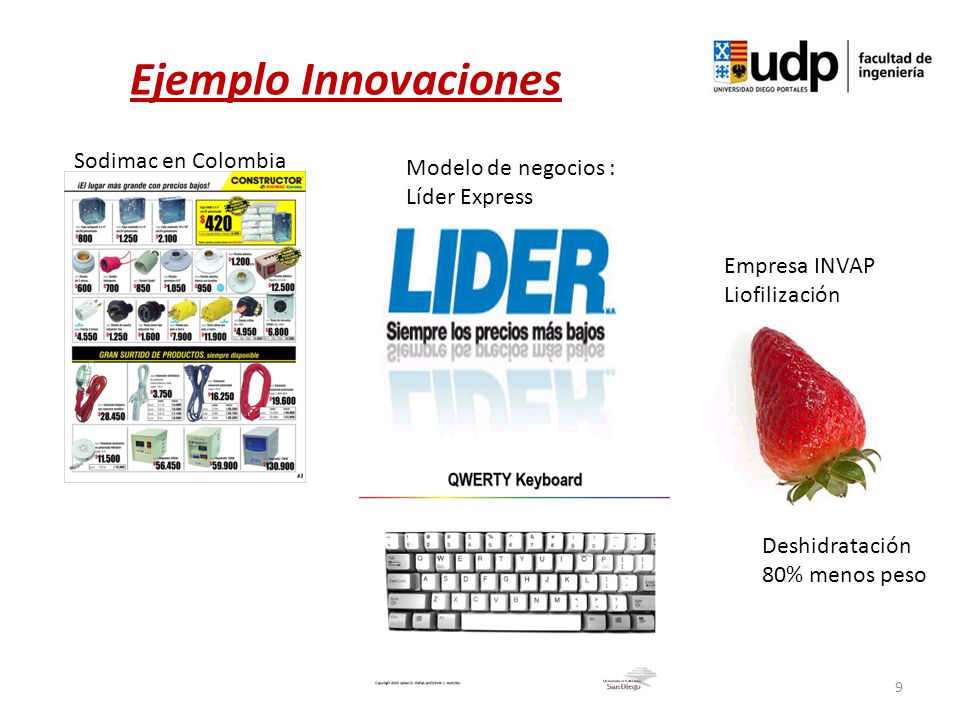 Ejemplo Innovaciones Sodimac en Colombia Modelo de negocios :