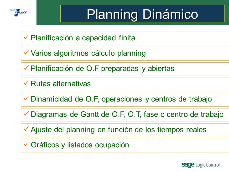 Planning Dinámico Podemos: Planificación a capacidad finita