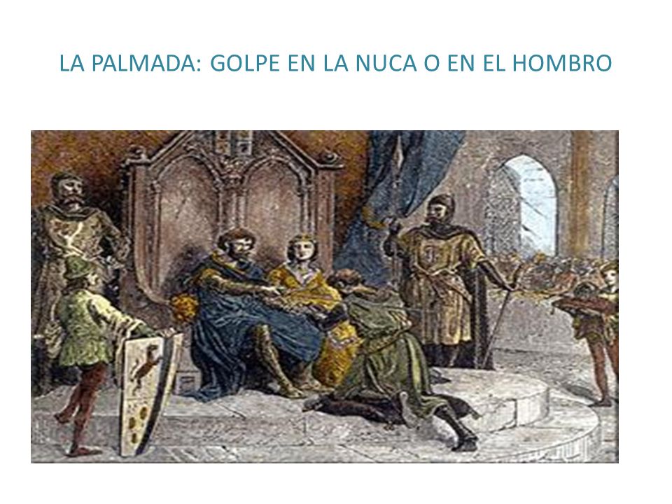 LA PALMADA: GOLPE EN LA NUCA O EN EL HOMBRO