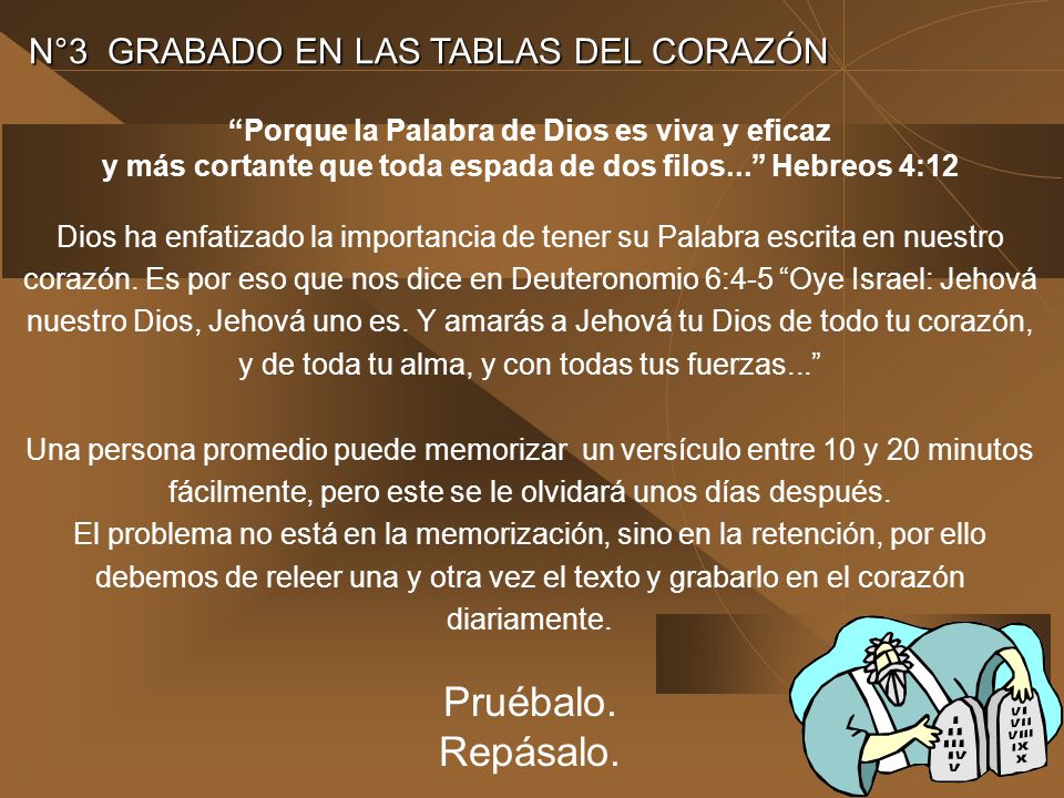 Porque la Palabra de Dios es viva y eficaz