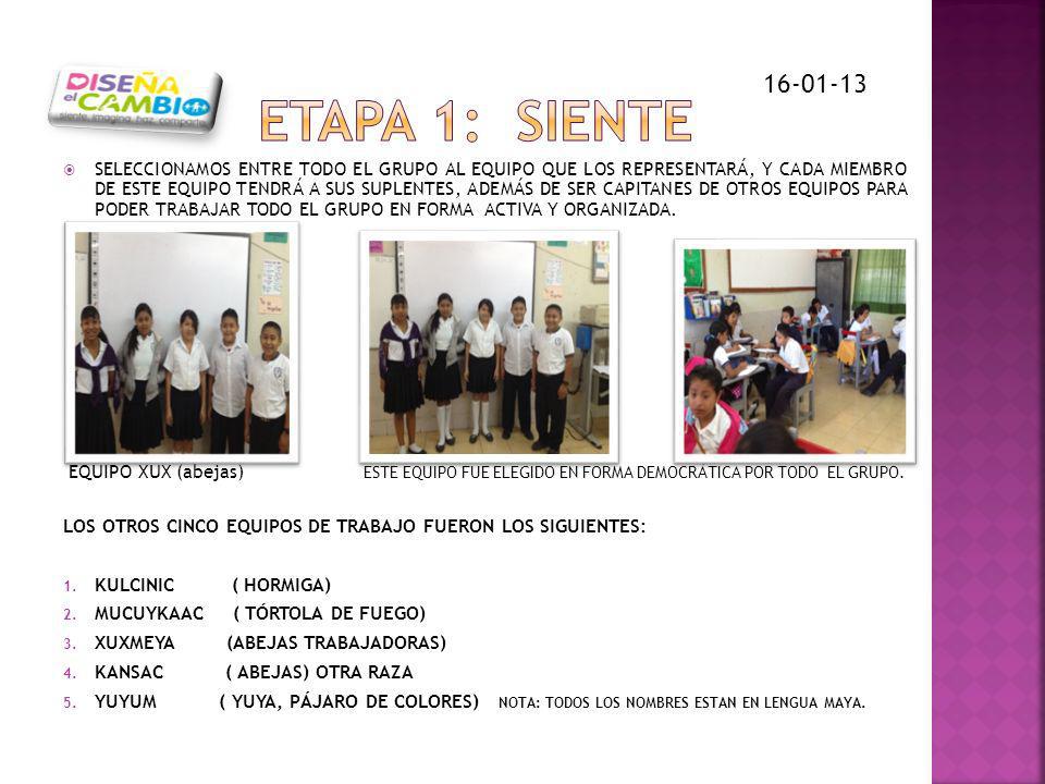 ETAPA 1: SIENTE