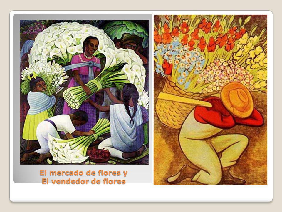 El mercado de flores y El vendedor de flores