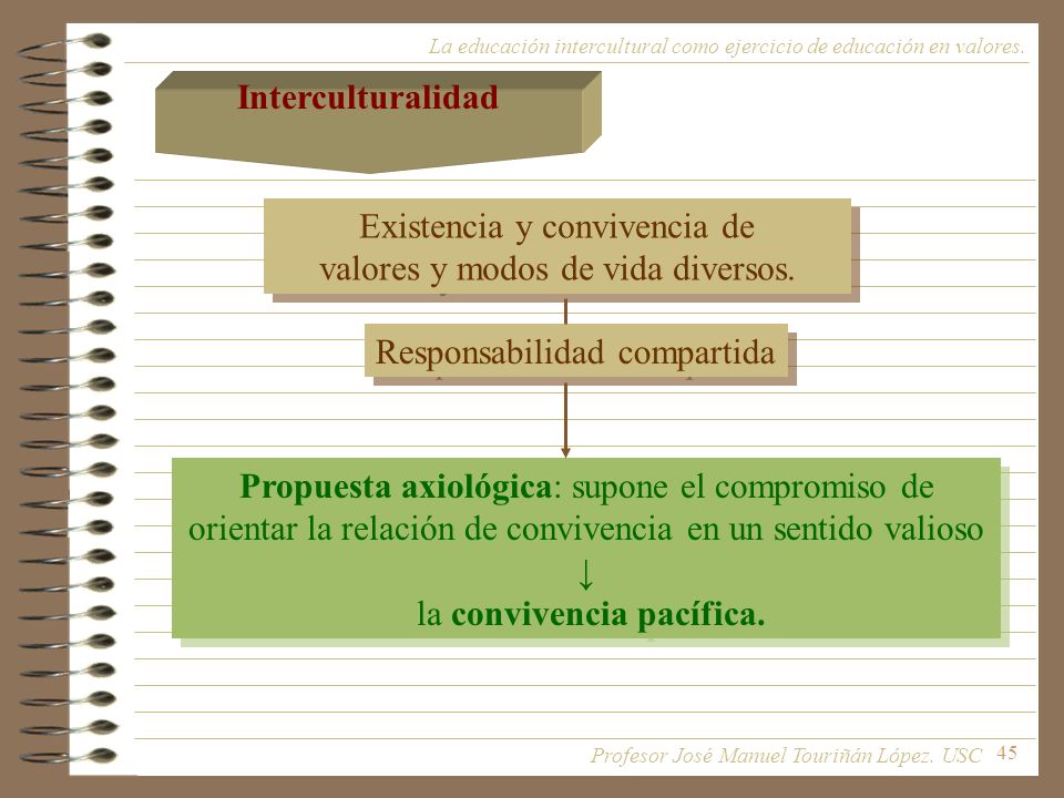 Existencia y convivencia de valores y modos de vida diversos.
