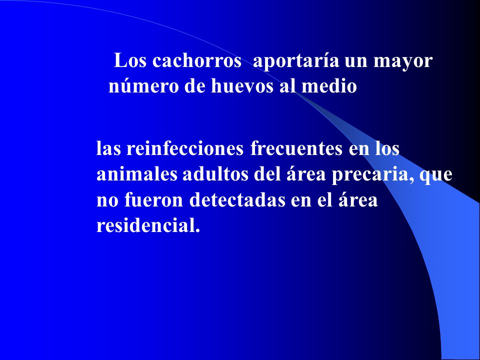 Los cachorros aportaría un mayor número de huevos al medio
