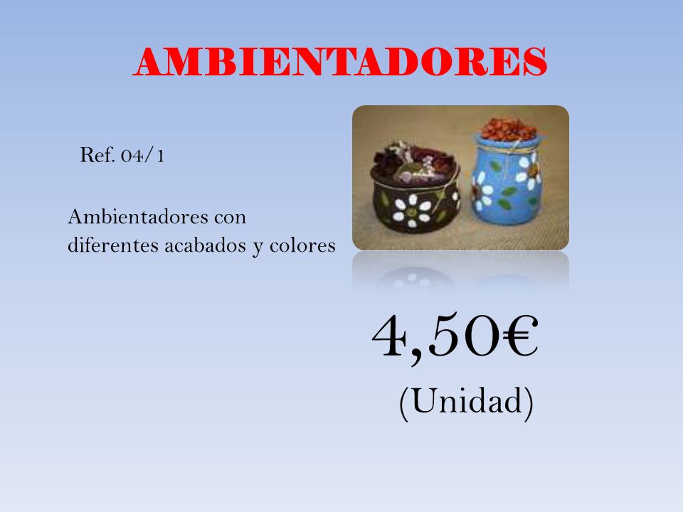 4,50€ AMBIENTADORES (Unidad)