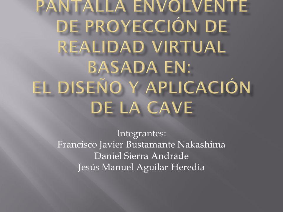 Pantalla envolvente de proyección de realidad virtual basada en: El Diseño y Aplicación de la CAVE