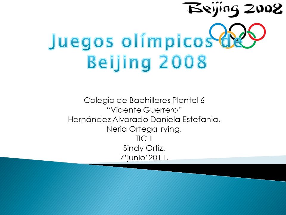 Juegos olímpicos de Beijing 2008