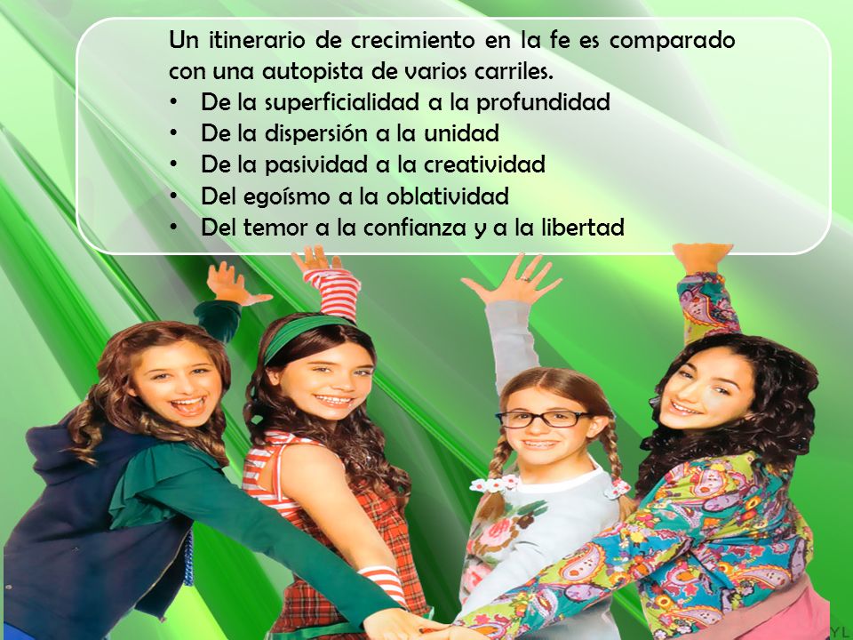 Un itinerario de crecimiento en la fe es comparado con una autopista de varios carriles.