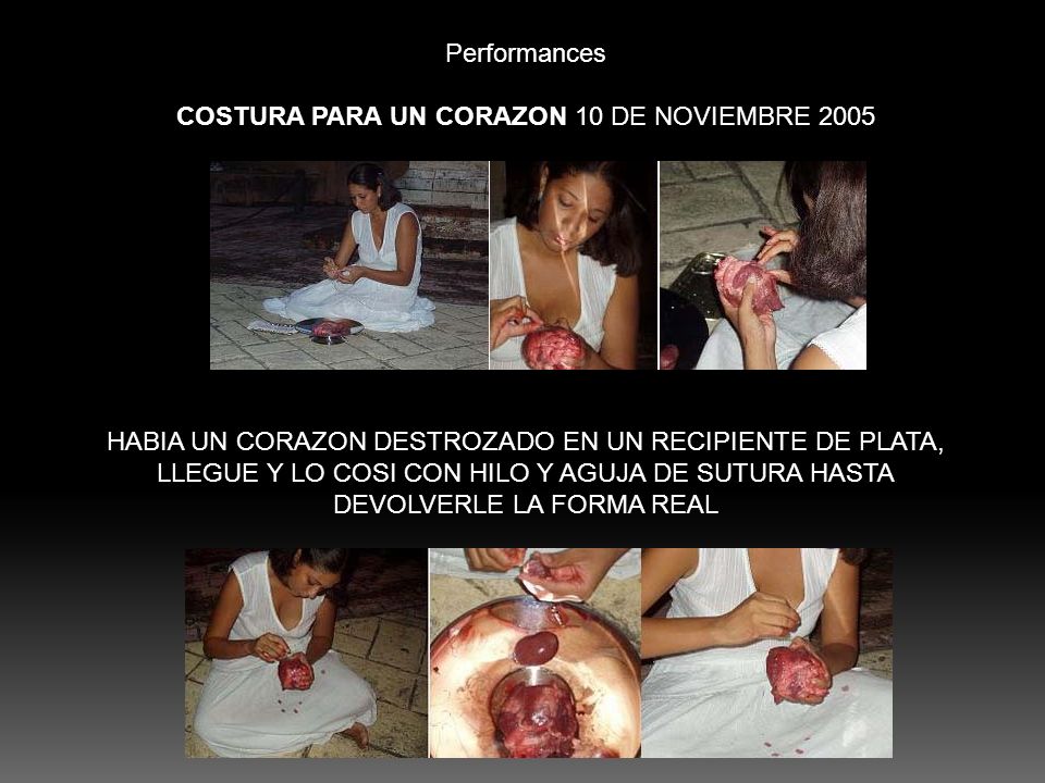 COSTURA PARA UN CORAZON 10 DE NOVIEMBRE 2005