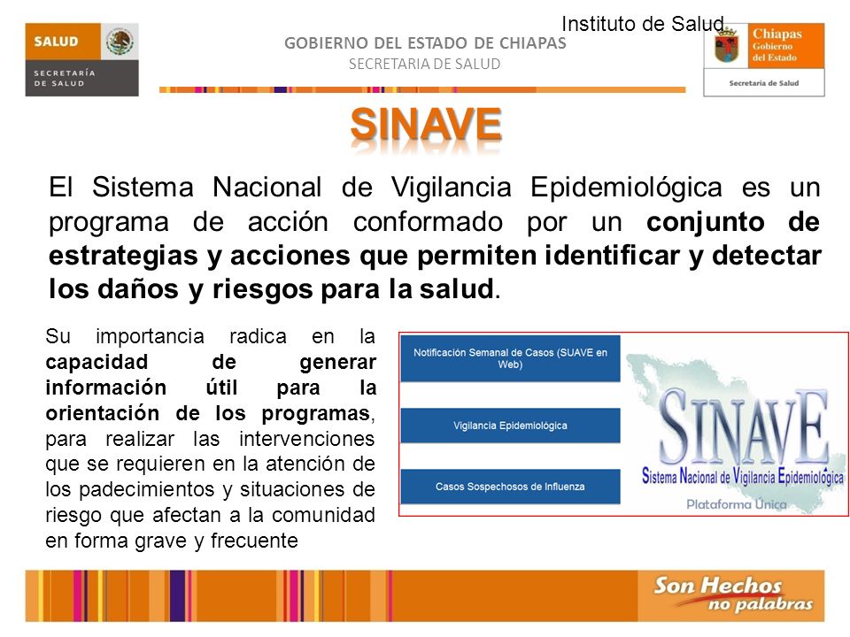 Instituto de Salud SINAVE.