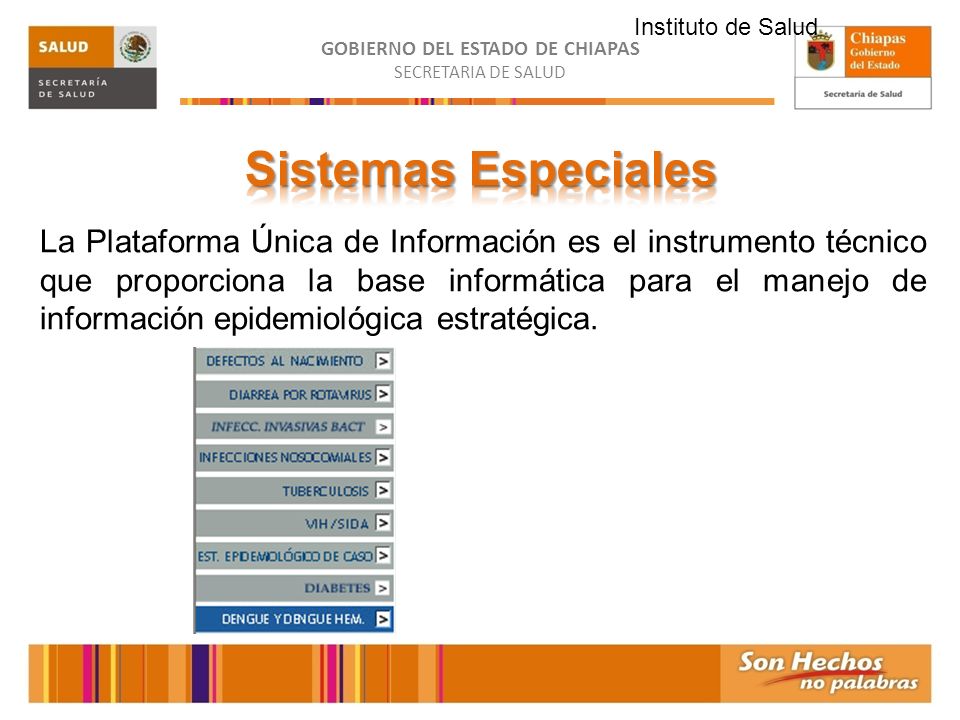 Instituto de Salud Sistemas Especiales.